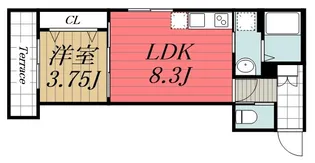 千葉県千葉市中央区南町3【アパート】の間取り