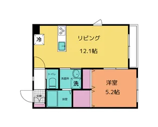 ブルーム・コート【2階】の間取り