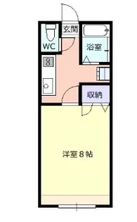 ローズハイツ【2階】の間取り
