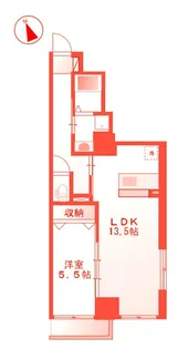 ネオブロッサム【10階】の間取り