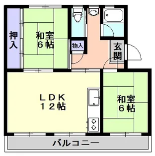 みさと団地13街区7号棟【1階】の間取り