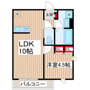 東京都江戸川区本一色3【マンション】の間取り