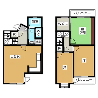 長野県長野市大字西長野往生地【一戸建】の間取り