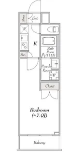 ミリア・レジデンス馬込【1階】の間取り