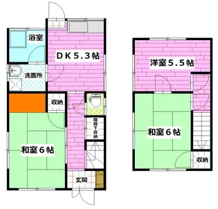広島県広島市安芸区矢野西3【一戸建】の間取り