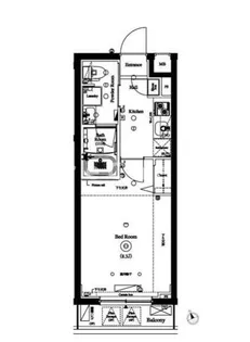 アクサス北池袋【4階】の間取り