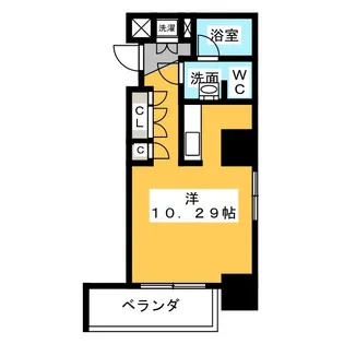フォレスト那古野【2階】の間取り