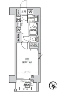 ブランシエスタ駒込【2階】の間取り