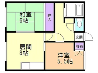 第1佐伯マンション【2階】の間取り
