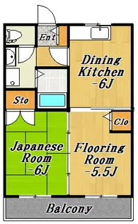 タウンコート東葛西【3階】の間取り
