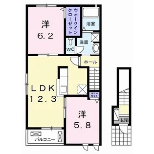 ディーオ【1階】の間取り