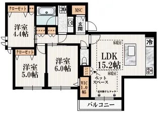 (仮称)渋谷区本町5丁目メゾン【1階】の間取り
