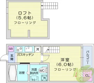 フロルベルデ【2階】の間取り