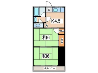 シティイレブン【2階】の間取り