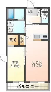 神奈川県小田原市田島【アパート】の間取り