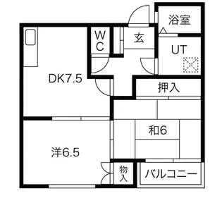 ハイツリバービレッジ【4階】の間取り