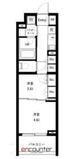 セジョリ高井戸【1階】の間取り