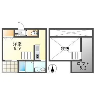 Fairy烏森【2階】の間取り