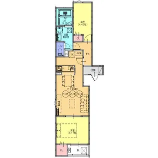 F+style東港町【1階】の間取り