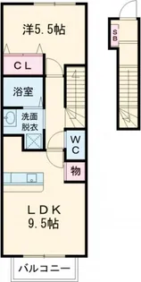 FROM 1st【2階】の間取り