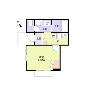 東京都豊島区雑司が谷2【アパート】の間取り