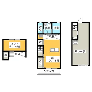 ルーセント石谷 A棟【1階】の間取り