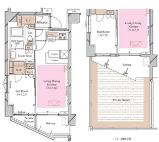 ブランシエスタ糀谷【1階】の間取り