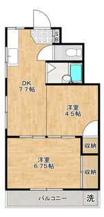 池上公園ハイツ【3階】の間取り