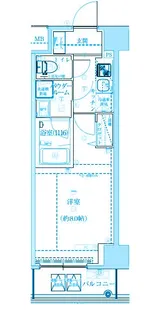 MAXIV OJI TRADIS【6階】の間取り