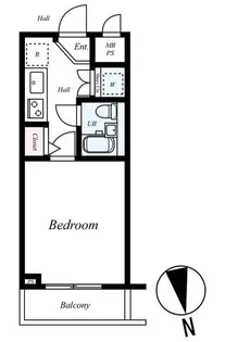 ルーブル三軒茶屋【3階】の間取り