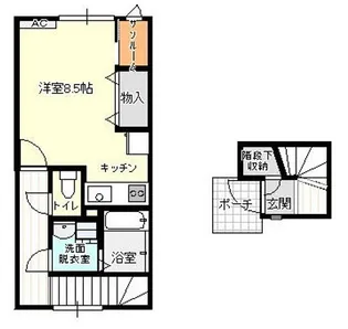 アバンティ磯部【2階】の間取り