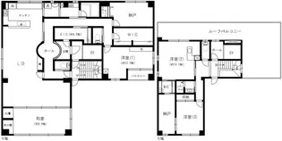 ドエル幸容【5階】の間取り