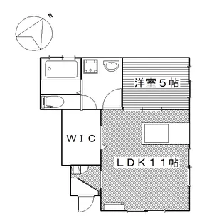 アニマル キングダム(1F角)【1階】の間取り