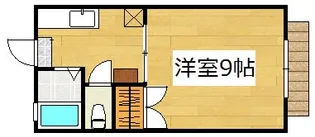 ルカハイツ【1階】の間取り