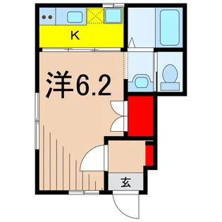グランドール亀有III【1階】の間取り