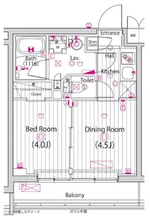 ガーラ練馬グランドステージ【4階】の間取り