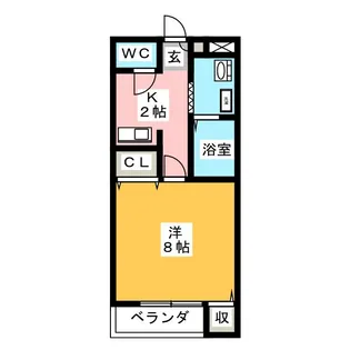 コーポ・フナヤマ【1階】の間取り