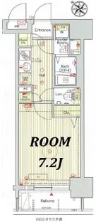 エステムプラザ天神EASTプレミアムタワー【9階】の間取り