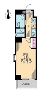 森下ツインキャッスルS棟【3階】の間取り