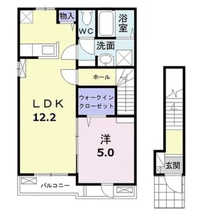 オランジュ・メゾン【2階】の間取り
