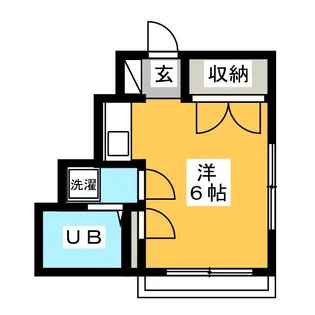 サントネージュ浜【2階】の間取り