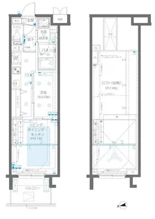 ZOOM新宿御苑前【15階】の間取り