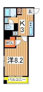S-FORT柏【6階】の間取り