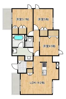 アノイエ 西棟【2階】の間取り