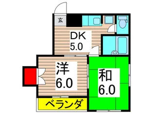 グランレッド 1【2階】の間取り