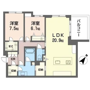 ドッゴミーム【4階】の間取り
