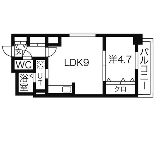ブランノワールN13 EXE【2階】の間取り