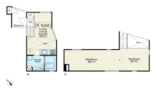 Wisteria Yogaの間取り