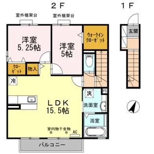ラディア【2階】の間取り