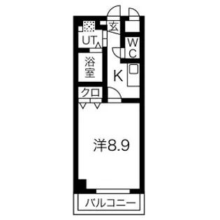 すまいる築山(スマイルツキヤマ)【2階】の間取り